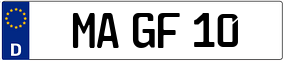 Truck License Plate